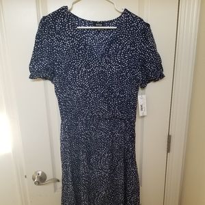 A.N.A polka dot dress